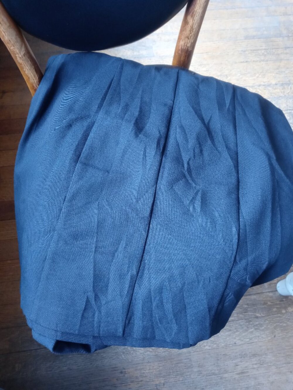 ABERCROMBIE & FITCH sleeveless blazer mini dress in black (M) - Picture 9 of 14